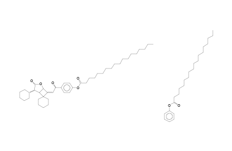 SPIRO[CYCLOHEXAN-1,6'-[2]OXABICYCLO[3.2.0]HEPTAN]-3'-ONE, 4'-CYCLOHEXYLIDEN-7'-(Z)-(4-OCTADECANOYLOXYBENZOYLMETHYLEN)-1'-(4-OCTADECAN