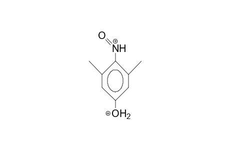 4-Hydroxy-2,6-dimethyl-nitroso-benzene dication