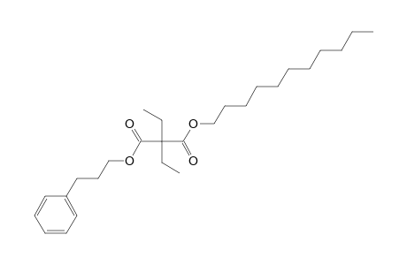 Diethylmalonic acid, 3-phenylpropyl undecyl ester