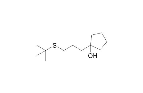 1-[3-(1,1-Dimethylethylthio)propyl]cyclopentanol