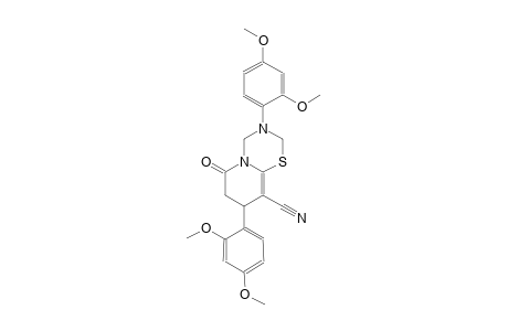 2H,6H-pyrido[2,1-b][1,3,5]thiadiazine-9-carbonitrile, 3,8-bis(2,4-dimethoxyphenyl)-3,4,7,8-tetrahydro-6-oxo-