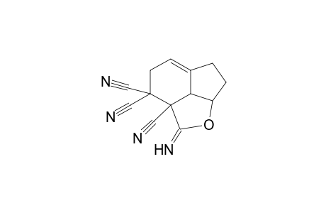 Indeno[1,7-bc]furan-2a,3,3(2H,4H)-tricarbonitrile, 6,7,7a,7b-tetrahydro-2-imino-, (2a.alpha.,7a.alpha.,7b.alpha.)-