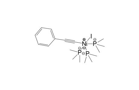 Iodo (phenylethynyl) tris(trimethylphosphane) nickel(II)