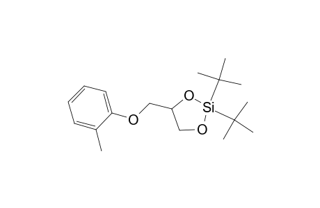 2,2-Di(t-butyl)-4-[(o-methylphenoxy)methyl]-2-sila-1,3-dioxacyclopentane