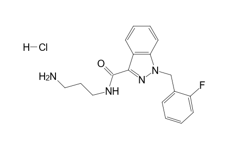 N-{3'-Apropyl]-1-[(2"-fluorophenyl)methyl]-1H-indazole-3-carboxamide - hydrochloride