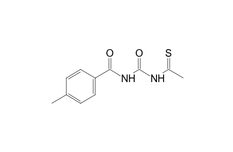 1-(thioacetyl)-3-(p-toluoyl)urea