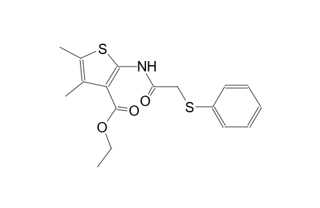 Ethyl 4,5-dimethyl-2-([(phenylsulfanyl)acetyl]amino)-3-thiophenecarboxylate