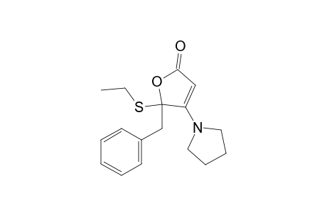 5-Benzyl-5-ethylthio-4-(pyrrolidin-1-yl)-furan-2(5H)-one