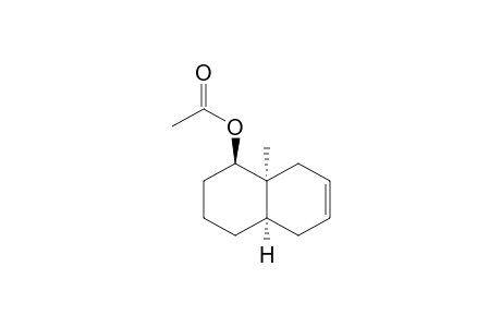 Acetic acid (1R,4aR,8aS)-8a-methyl-1,2,3,4,4a,5,8,8a-octahydro-naphthalen-1-yl ester