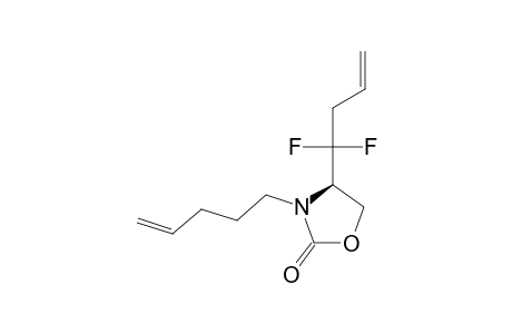 (-)-(4R)-4-(1,1-DIFLUORO-3-BUTENYL)-3-(4-PENTENYL)-1,3-OXAZOLAN-2-ONE