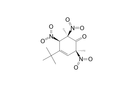 4-TERT.-BUTYL-2,6-DIMETHYL-R-2,CIS-5,CIS-6-TRINITROCYCLOHEX-3-ENONE