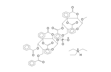 METHYL 2,3,4-TRI-O-BENZOYL-6-O-(2,3,4,6-TETRA-O-BENZOYL-ALPHA-D-GALACTOPYRANOSYLPHOSPHO)-ALPHA-D-GALACTOPYRANOSIDE, TRIETHYLAMMONIUM SALT