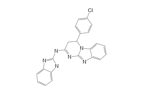 3-(BENZIMIDAZOL-2-YLAMINO)-1-(4-CHLOROPHENYL)-1,2-DIHYDROPYRIMIDINO-[1,2-A]-BENZIMIDAZOLE