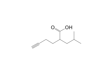 2-(2-Methylpropyl)-5-hexynoic acid