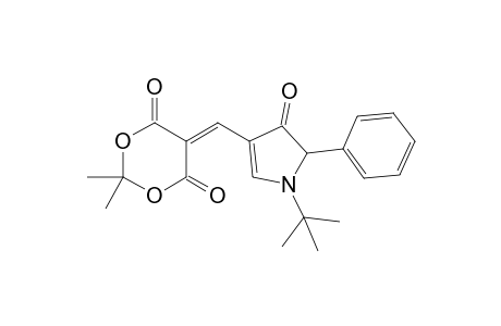 5-[(1-Tert-butyl-1,2-dihydro-3-oxo-2-phenylpyrrol-4-yl)methylene]-2,2-dimethyl-1,3-dioxane-4,6-dione