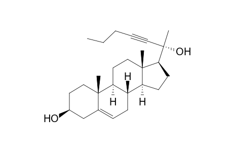 27-Norcholest-5-en-22-yne-3,20-diol, (3.beta.)-