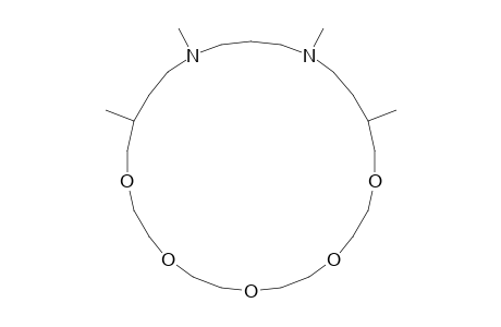 15,18,22,25-Tetramethyl-1,4,7,10,13-pentaoxa-18,22-diazacyclohexacosane