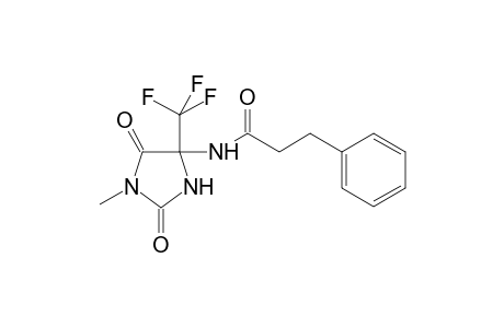 N-[1-methyl-2,5-dioxo-4-(trifluoromethyl)-4-imidazolidinyl]-3-phenylpropanamide