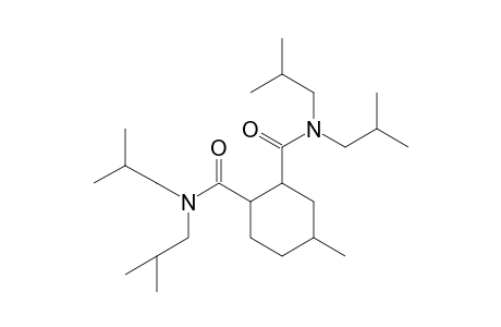 4-Methyl-cyclohexane-1,2-dicarboxylic acid, bis-diisobutylamide