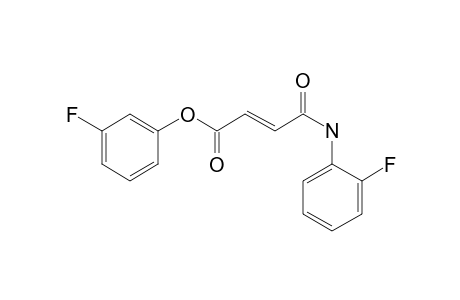 Fumaric acid, monoamide, N-(2-fluorophenyl)-, 3-fluorophenyl ester