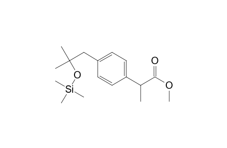 1-(1-Methoxycarbonylethyl)-4-(2-methyl-2-trimethylsilyloxypropyl)benzene