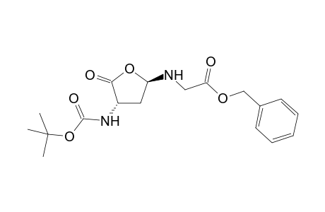 (3S,5R)-5-(N-Benzyloxycarbonylaminomethyl)-3-(tert-butoxycarbonylamino)-.delta.-butyrolactone