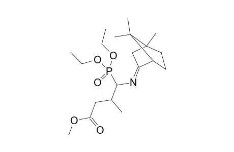 Diethyl 3-(methoxycarbonyl)-2-methyl-1-[(1',7',7'-trimethylbicyclo[2.2.21]hept-2'-ylidene)amino]propylphosphonate