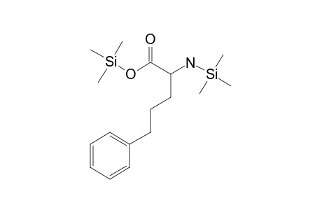 2-Amino-5-phenylpentanoic acid, 2tms