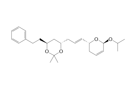 (4S,6S)-4-[(E)-3-[(2R,6R)-6-isopropoxy-3,6-dihydro-2H-pyran-2-yl]allyl]-2,2-dimethyl-6-phenethyl-1,3-dioxane