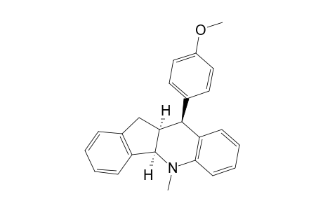 (4bR,10S,10aS)-10-(4-methoxyphenyl)-5-methyl-5,10,10a,11-tetrahydro-4bH-indeno[1,2-b]quinoline