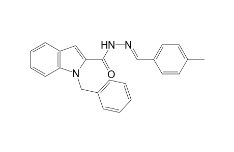 1-Benzylindole-2-carboxylic acid, (p-methylbenzylidene)hydrazide