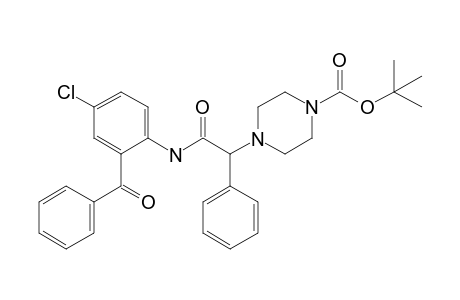 Tert-butyl-4-(2-(2-benzoyl-4-chlorophenylamino)-2-oxo-1-phenylethyl)piperazine-1-carboxylate