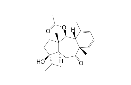 (1R*,2R*,3S*,4Z,6Z,8S*,11S*,12S*)-2-ACETOXY-12-HYDROXYDOLASTA-4,6-DIEN-9-ONE