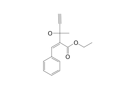 ETHYL-(2Z)-2-BENZYLIDENE-3-HYDROXY-3-METHYL-PENT-4-YNOATE