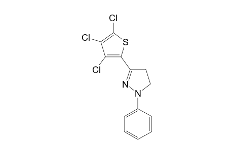 1-Phenyl-3-(3,4,5-trichloro-2-thienyl)-4,5-dihydro-1H-pyrazole