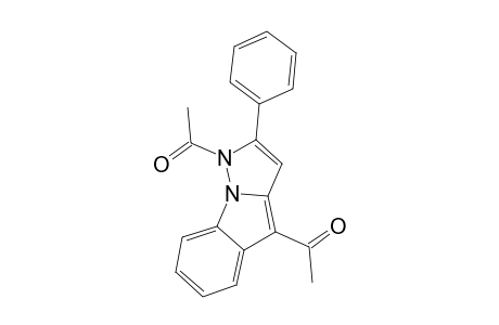 1,4-DIACETYL-2-PHENYL-1H-PYRAZOLO-[1,5-A]-INDOLE