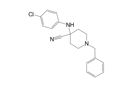 1-benzyl-4-(p-chloroanilino)isonipecotonitrile