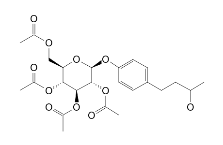 .beta.-D-Glucopyranoside, 4-(3-hydroxybutyl)phenyl, 4ac derivative