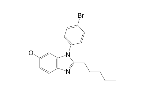1-(4-Bromophenyl)-6-methoxy-2-pentyl-1H-benzimidazole