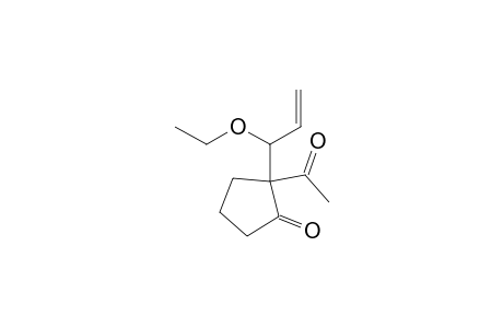 2-Acetyl-2-(1-ethoxyallyl)cyclopentanone