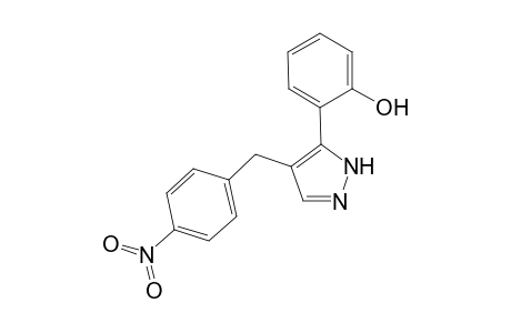 3(5)-(2-HYDROXYPHENYL)-4-(4-NITROBENZYL)-PYRAZOLE