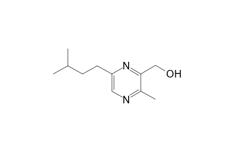 2-Hydroxymethyl-3(5)-methyl-6-(3-methylbutyl)pyrazine