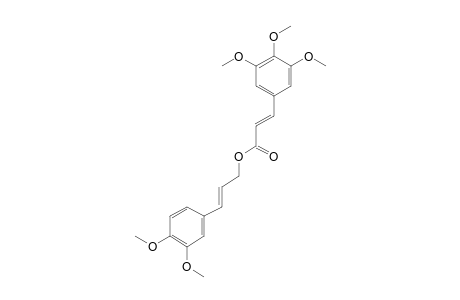 3-(3,4-DIMETHOXYPHENYL)-PROPENYL-3-(2,3,4-TRIMETHOXYPHENYL)-ALLYLATE