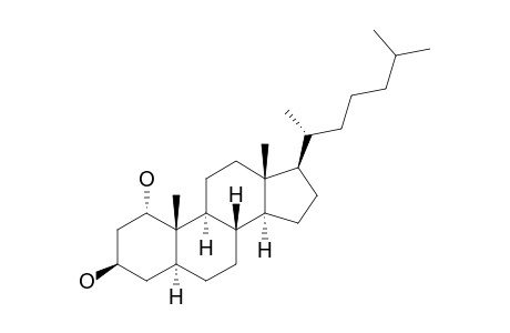 5-alpha-Cholestan-1-alpha,3-beta-diol