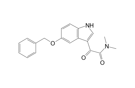 5-benzyloxy-N,N-dimethyl-3-indoleglyoxylamide