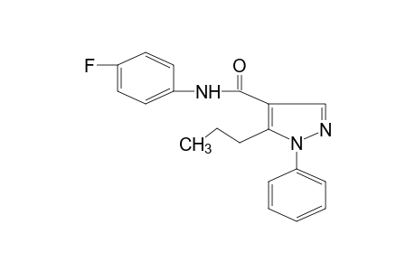 4'-fluoro-1-phenyl-5-propylpyrazole-4-carboxanilide