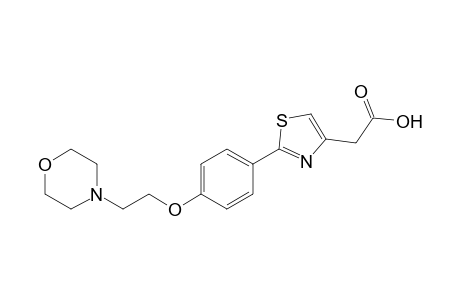 2-(2-(4-(2-Morpholinoethoxy)phenyl)thiazol-4-yl)acetic acid