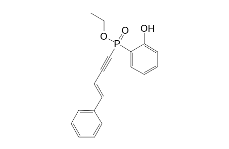 Ethyl 2-hydroxyphenyl(4-phenylbut-3-en-1-ynyl)-phosphinate