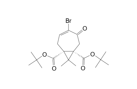 DI-TERT.-BUTYL-CIS-4-BrOMO-8,8-DIMETHYL-5-OXOBICYClO-[5.1.0]-OCT-3-ENE-1,7-DICARBOXYLATE