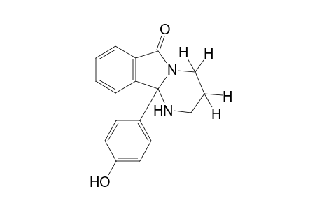 1,2,3,4,6,10b-hexahydro-10b-(p-hydroxyphenyl)pyrimido[2,1-a]isoindol-6-one